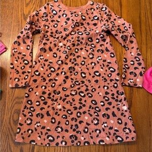 Hanna Andersson Leopard Print Dress - Brown and Black